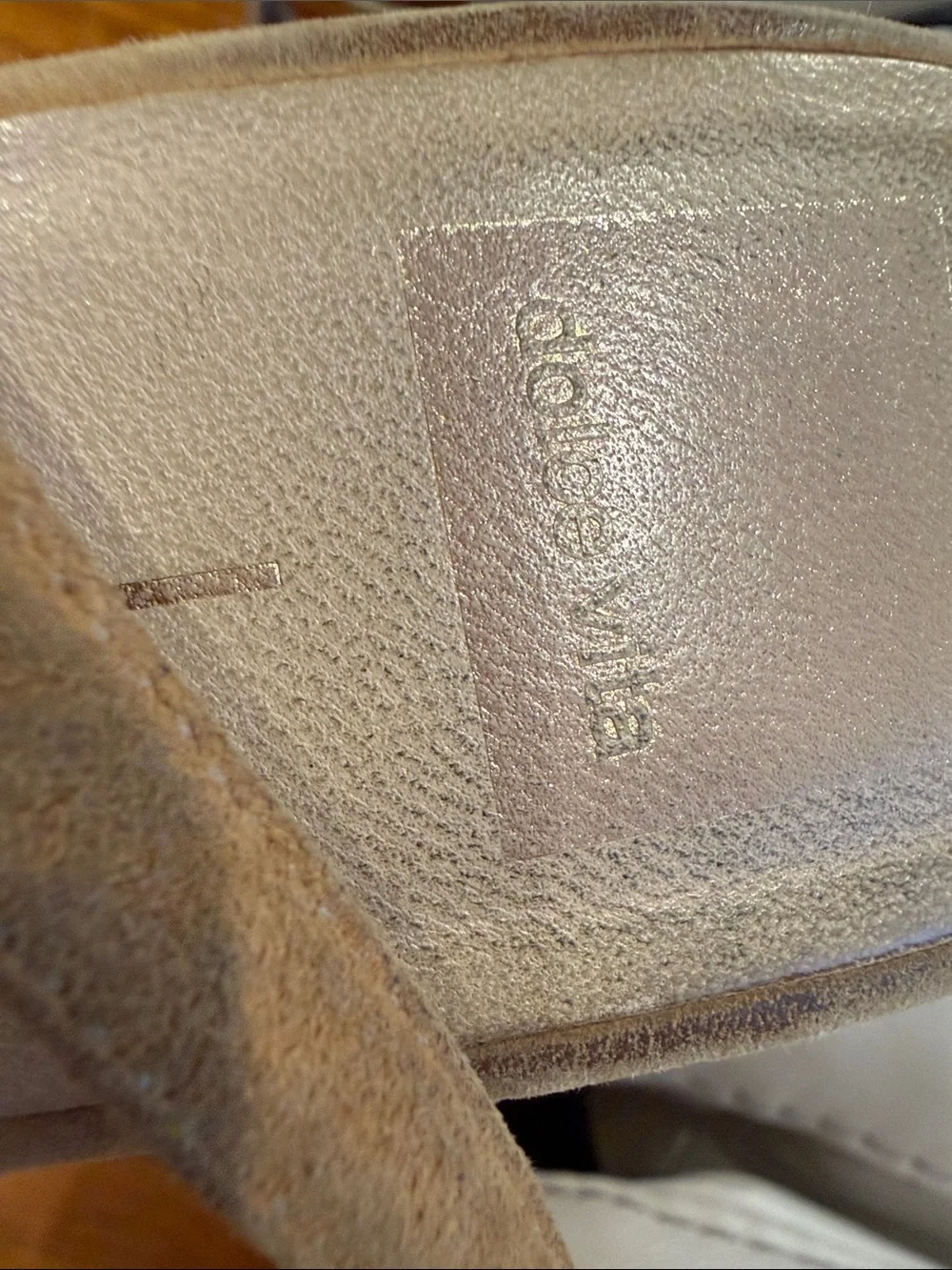 Women’s Tan Suede Espadrille Wedge Slingback